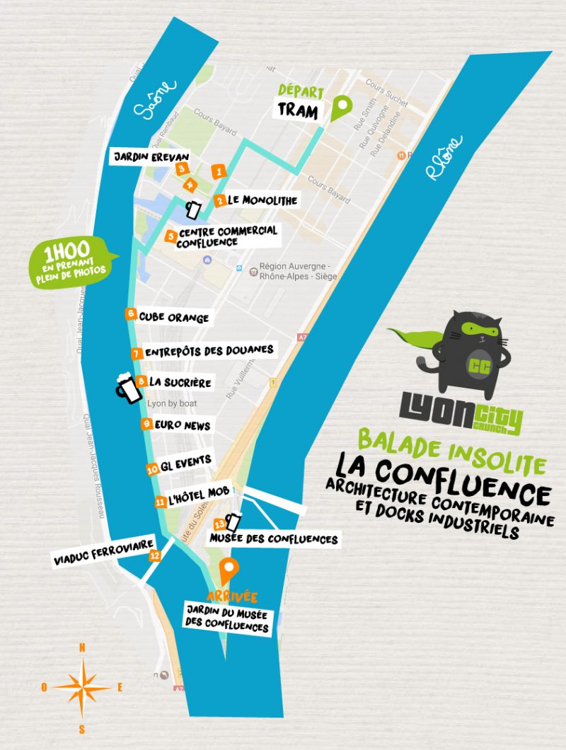 Balade insolite dans Lyon le quartier design de Confluence