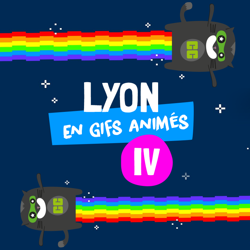 La vie à Lyon en GIF animés