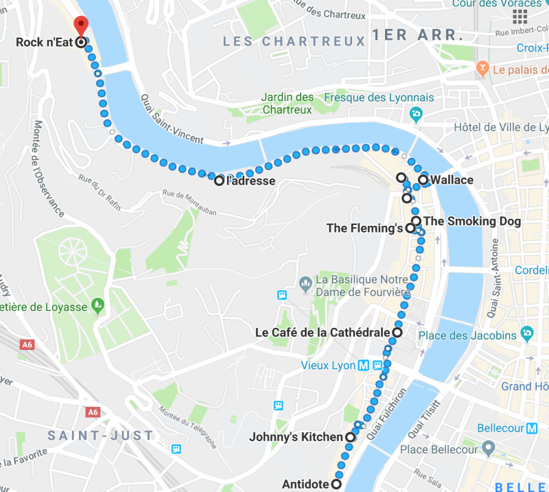 Itinéraire Vieux Lyon