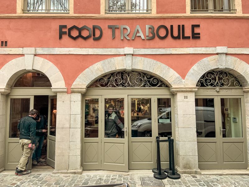 Food Traboule Lyon Entrée