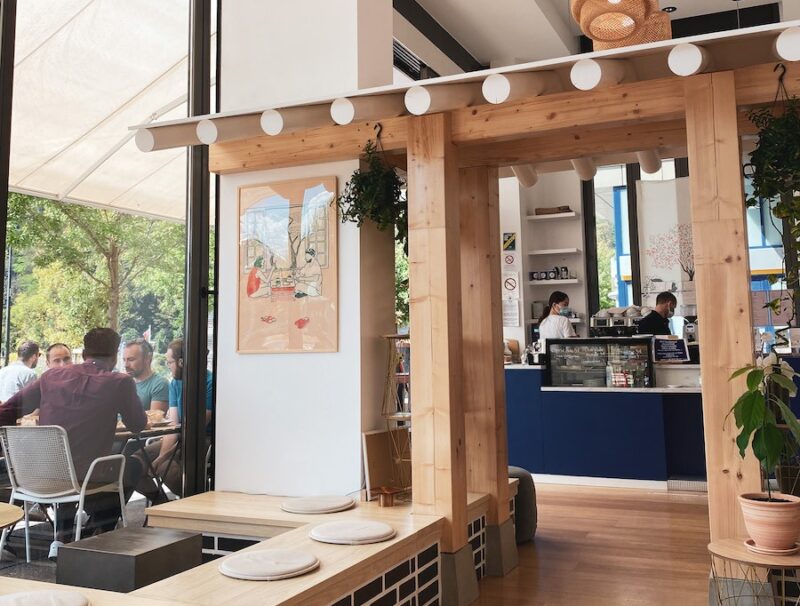 Le coffee shop Kiwa à Lyon, une adresse aux inspirations coréennes pour boire un café et déguster une pâtisserie