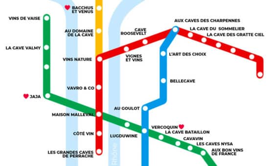 Le Plan Du Métro De Lyon Version Cavistes