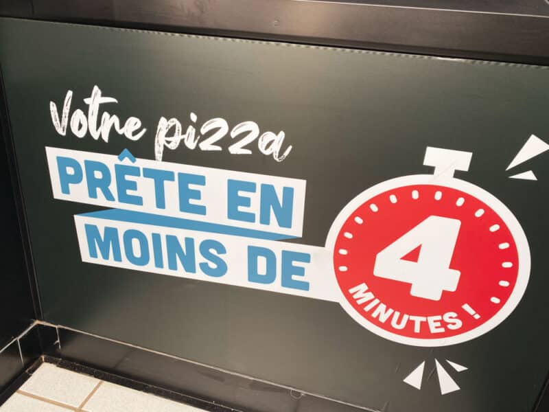 Votre Pizza en moins de 4 minutes