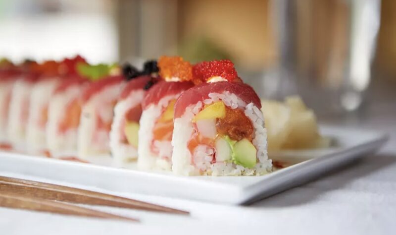gros plan sushi miyako sushi