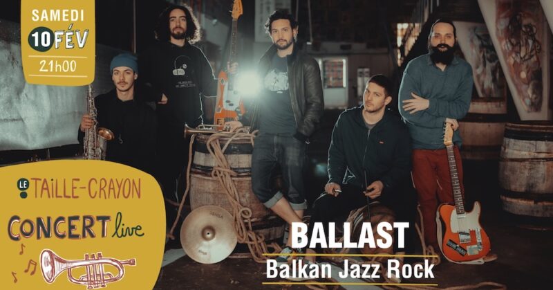 Concert de Balkans/Jazz/Rock au Taille-Crayon (Villeurbanne)