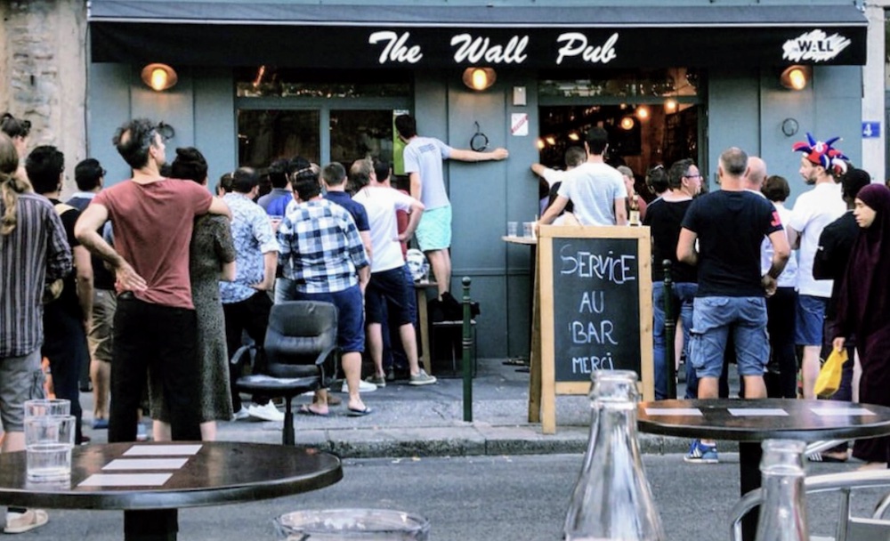 Wall Pub croix rousse lyon 4