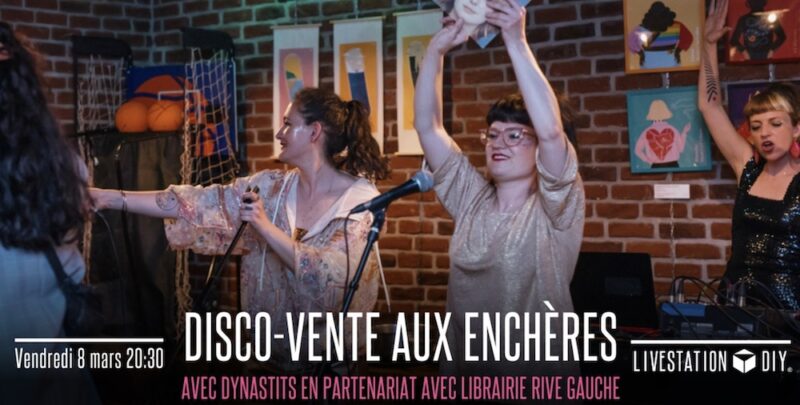 Disco-Vente aux enchères au Livestation D.I.Y. (Lyon 7)