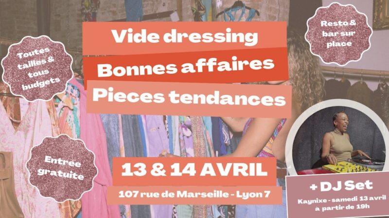Week-end Vide Dressing x Dj Set à La Fabuleuse Cantine (Lyon 7)