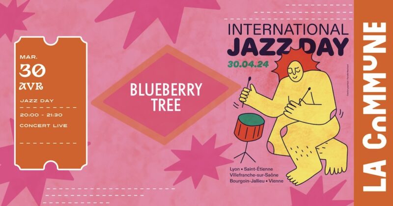Dj pour l'international Jazz Day à La Commune (Lyon 7)