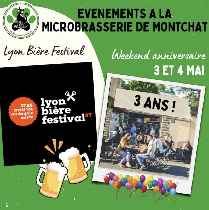 Découvrez la Microbrasserie de Montchat lors du Lyon Bière Festival au Double Mixte (Villeurbanne)