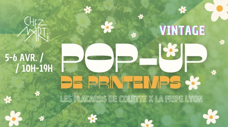 Pop-Up des Placards de Colette Chez Marti (Lyon 1)