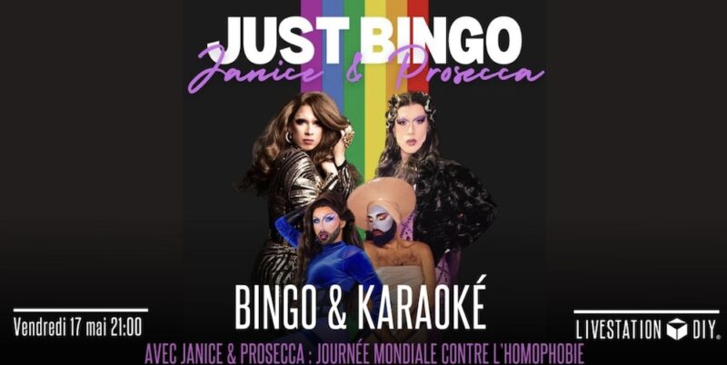 Bingo, Karaoké & Shows Drag au Livestation D.I.Y. (Lyon 7)