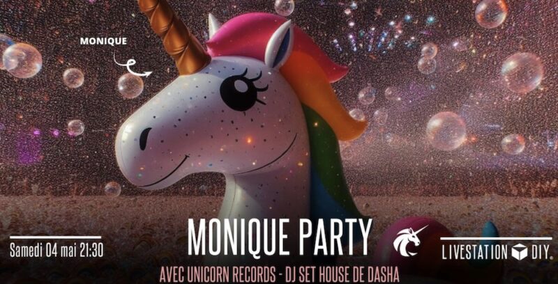 Monique party au Livestation D.I.Y. (Lyon 7)