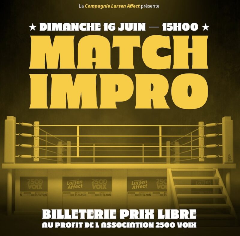 Match Impro à la Maison des Associations (Lyon 4)