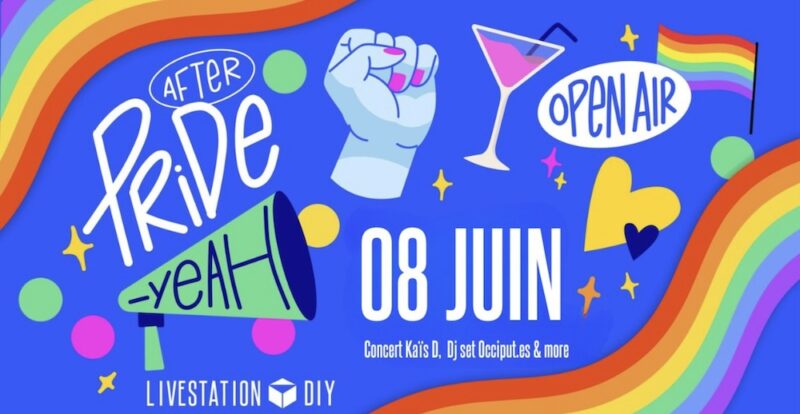 Open Air de la Pride 2024 au Livestation D.I.Y. (Lyon 7)