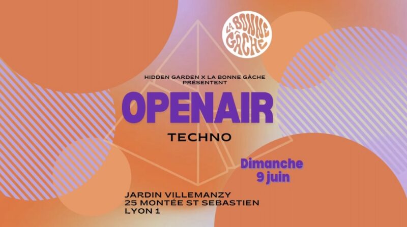 Open Air Techno au Jardin Villemanzy (Lyon 1)