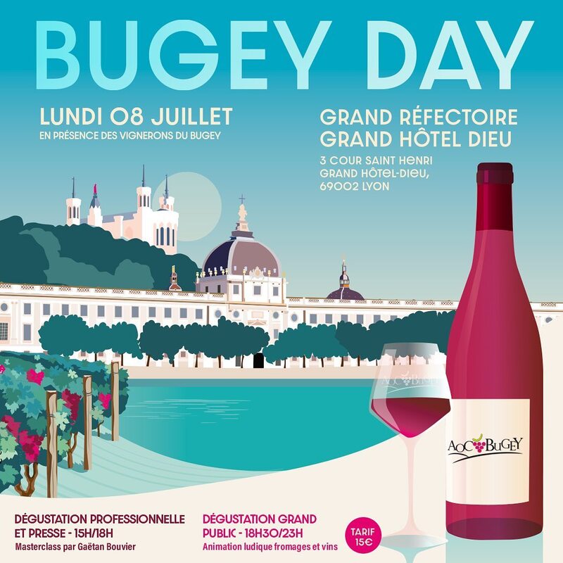 Bugey Day au Grand Réfectoire à Lyon - le lundi 8 juillet 2024