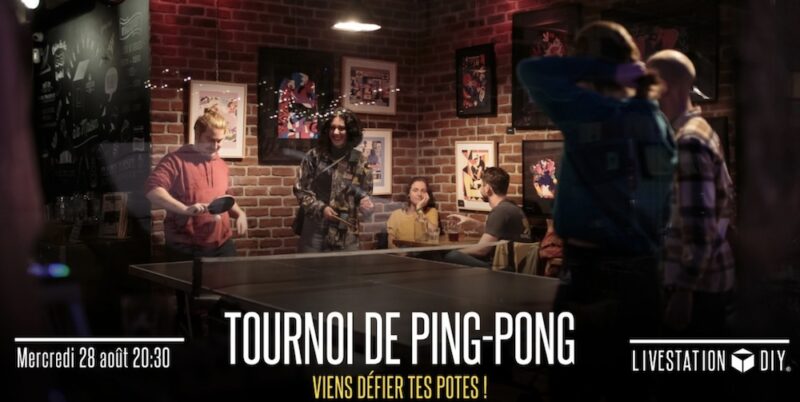 Tournoi de Ping-Pong au Livestation D.I.Y. (Lyon 7)