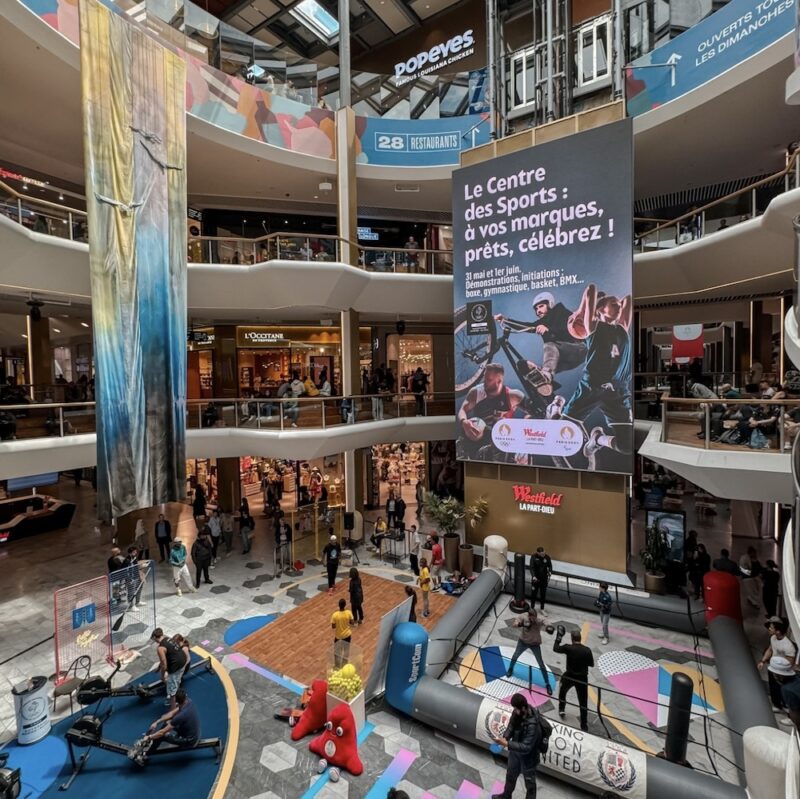 Rencontres, des démonstrations et des initiations à l’handisport à La Part-Dieu (Lyon 3)
