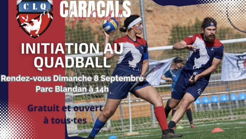 Initiation quadball au Parc Sergent Blandan (Lyon 7)