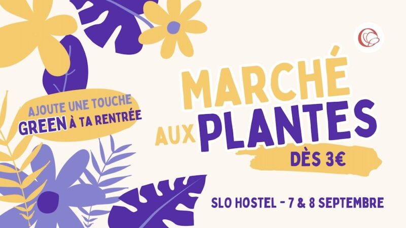Marché aux Plantes à Slo Lyon les Pentes (Lyon 4)