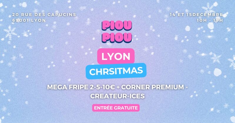 Que faire à Lyon ce week-end ? (13, 14 et 15 décembre) Que faire à Lyon ce week-end ? (13, 14 et 15 décembre)