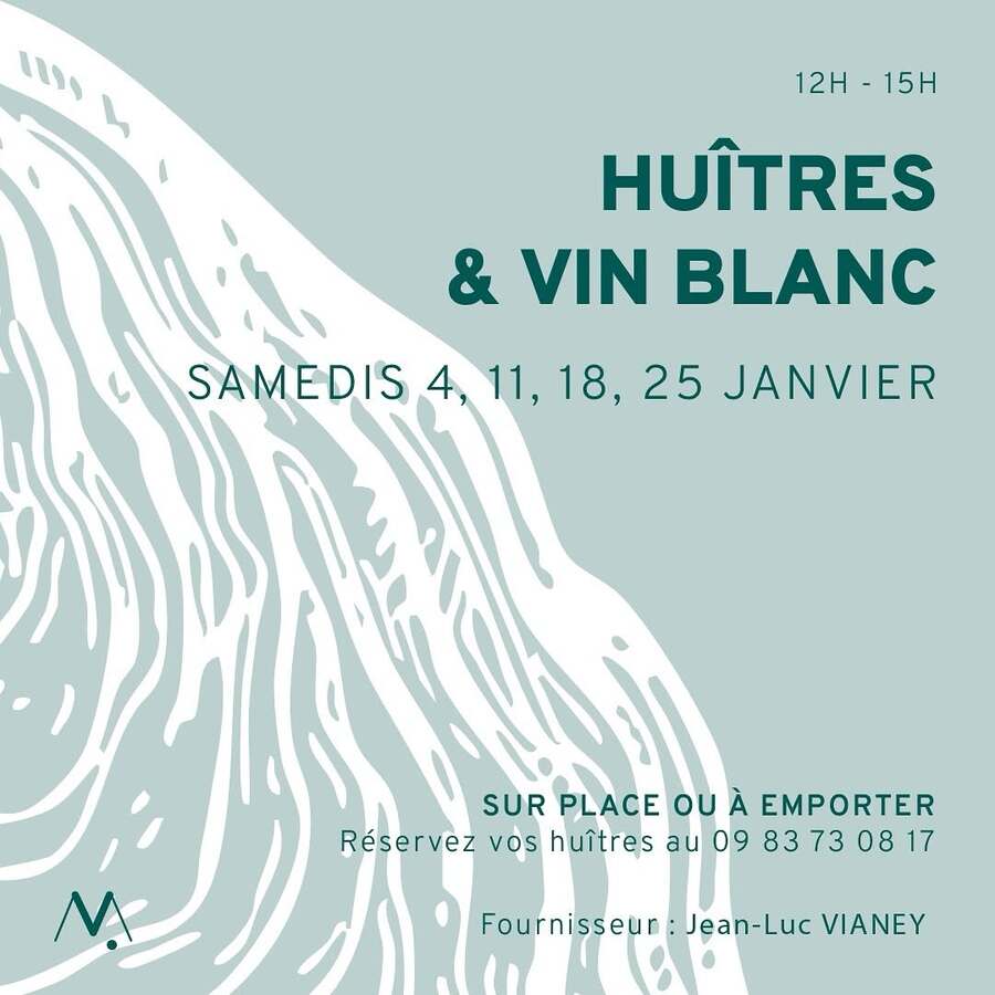 Samedis Huîtres et Vin Blanc au Velcroc