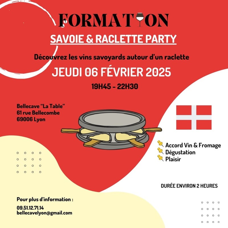 événements vin : Soirée raclette et vins de Savoie à la cave Bellecave