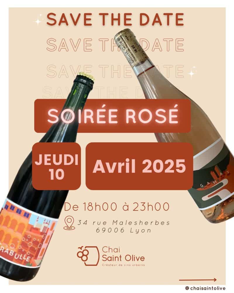 Soirée Rosé au Chai Saint Olive
