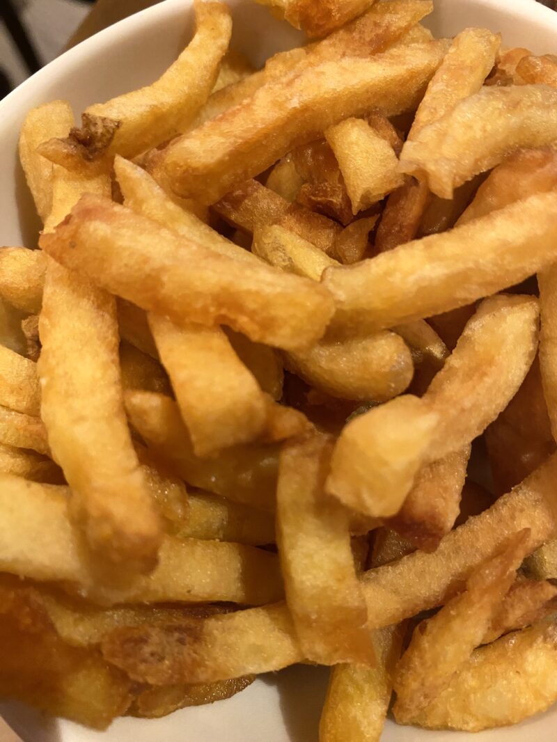 frites en gros plan