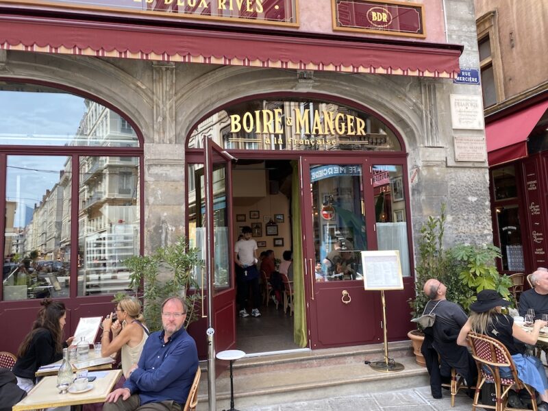 Facade de la brasserie des deux rives