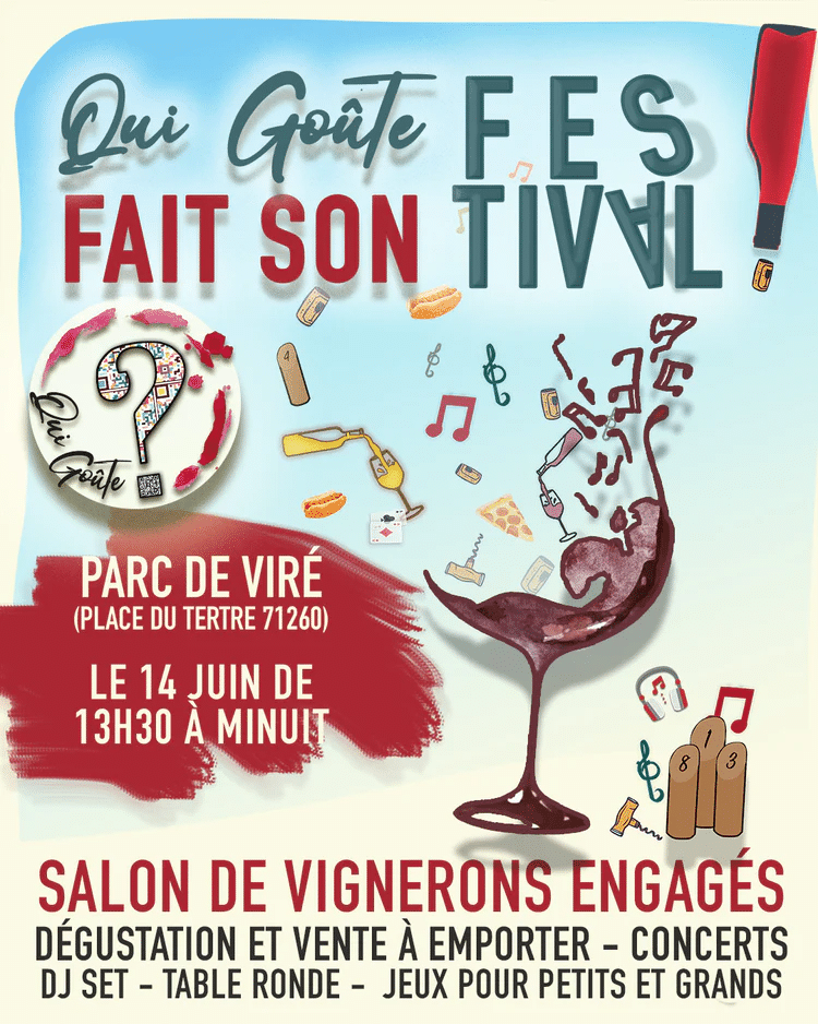 Samedi 14 juin 2025 : Salon “Qui Goûte ? fait son festival !” à Viré