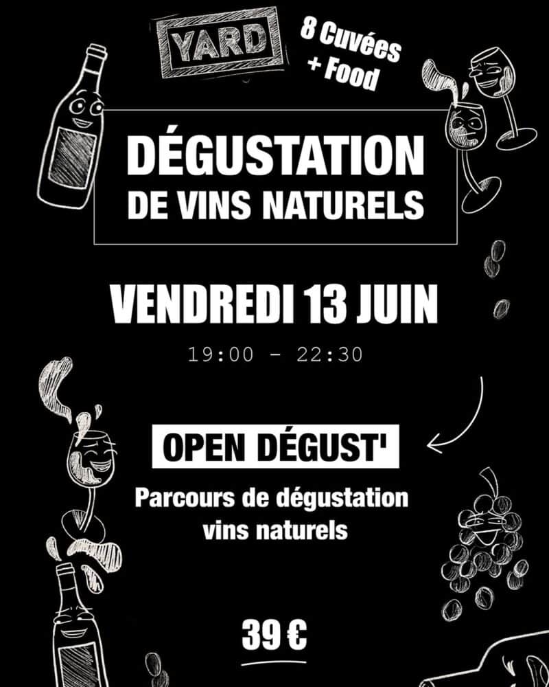 Open Dégust' au YARD x Culinaries, L'Épicerie le vendredi 13 juin 2025