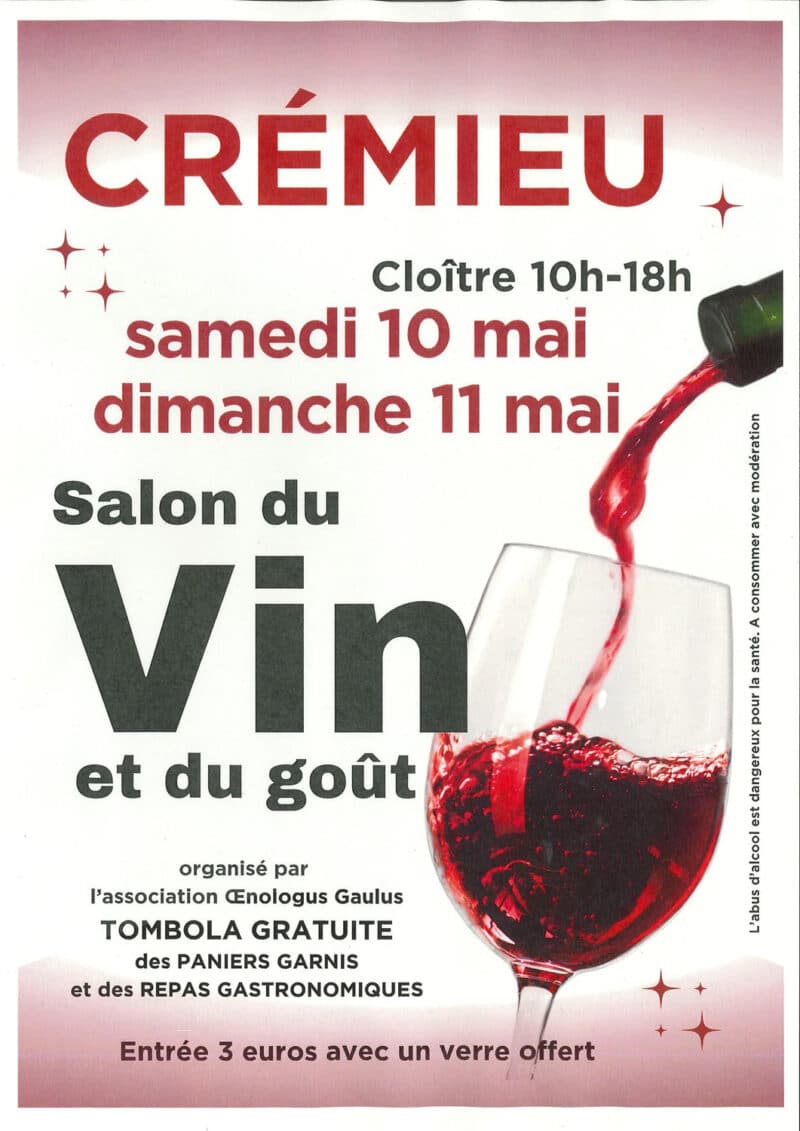 Salon du Vin et du Goût à Crémieu