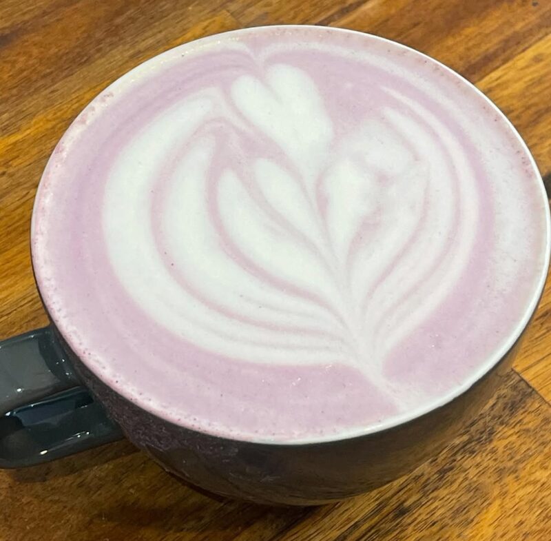 ube latte lyon the zenith