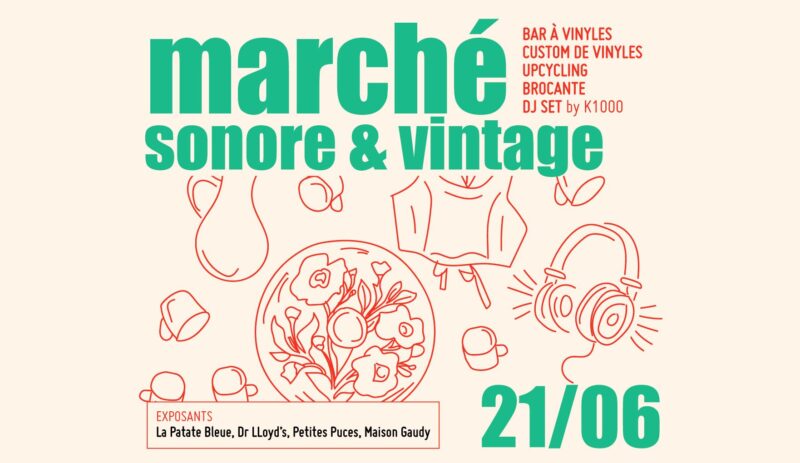 trattino samedi 21 juin DJ Set, brocante, bar à vinyles, upcycling