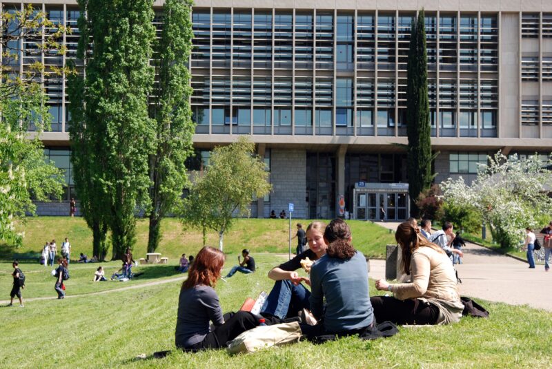 Quartier étudiants à Lyon