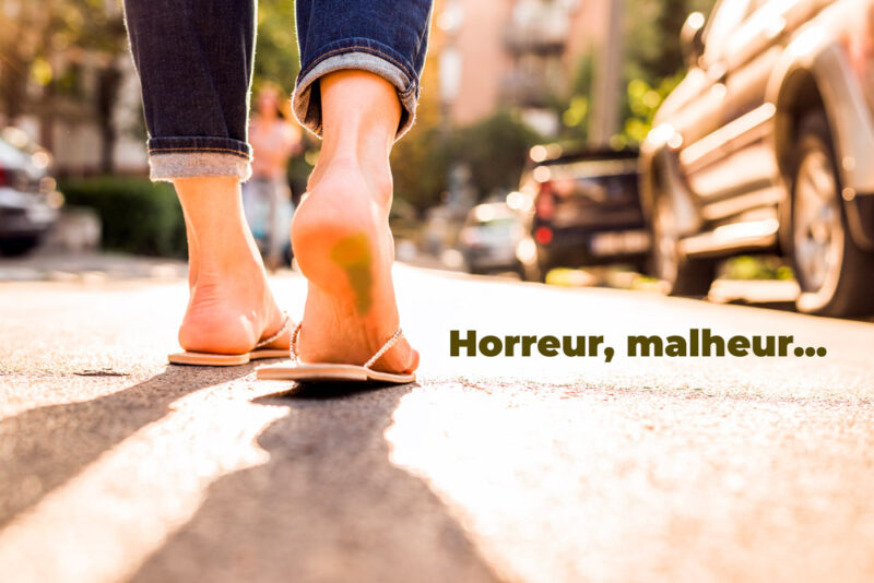 Pour ou contre porter des tongs en ville ? Porter des tongs en ville