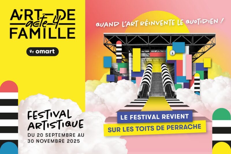 La 4e édition de l'exposition AiRT DE FAMILLE est à découvrir jusqu'au 30 novembre 2025 sur les toits de Perrache. 