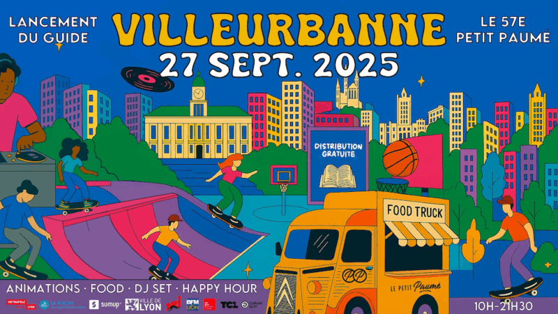 Que faire à Lyon ce week-end ? (26, 27 et 28 septembre 2025) Découvrez la 57e édition du Petit Paumé ce samedi 27 septembre 2025 du côté de Villeurbanne