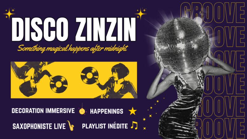 Que faire à Lyon ce week-end ? (26, 27 et 28 septembre 2025) Direction l'Avenue 45 ce vendredi 26 septembre pour une soirée Disco Zinzin jusqu'au petit matin