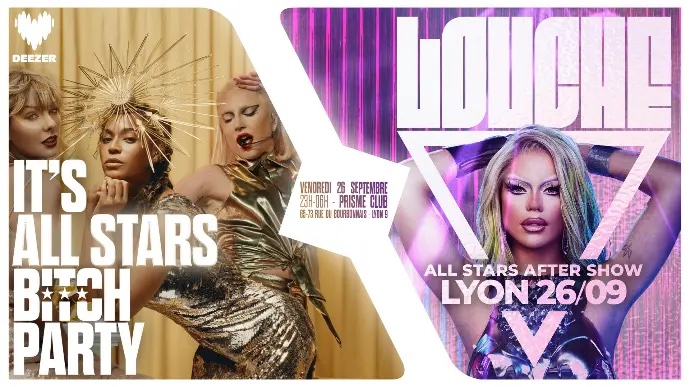 Que faire à Lyon ce week-end ? (26, 27 et 28 septembre 2025) La Louche party débarque à Lyon ce 26 septembre avec en guest, Nicky Doll et Saphira