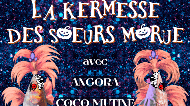 La toute première kermesse des Soeurs Morue aura lieu le samedi 25 octobre 2025 au centre LGBTI+ pour une soirée burlesque kitsch et déjantée.