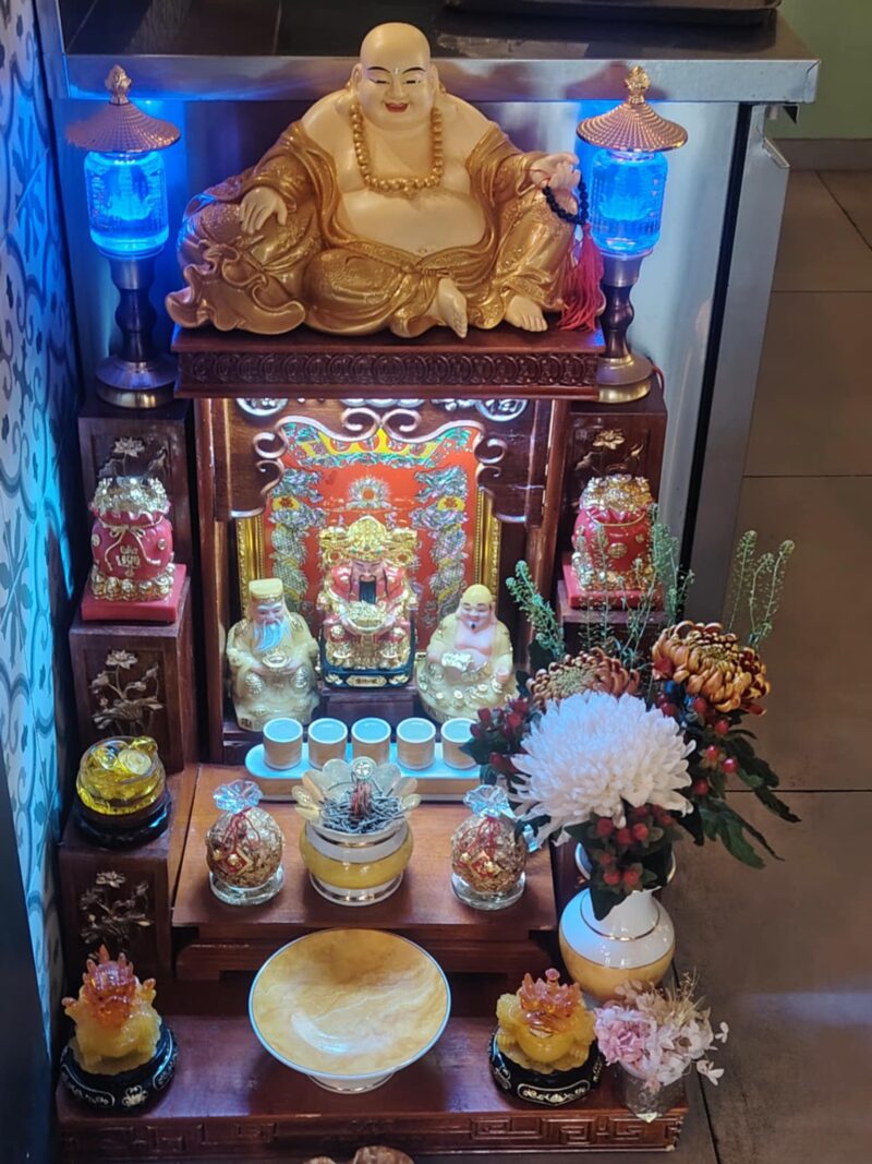 Kokuni - temple décoration Une décoration spirituelle, qui donne beaucoup de profondeur à Kokuni