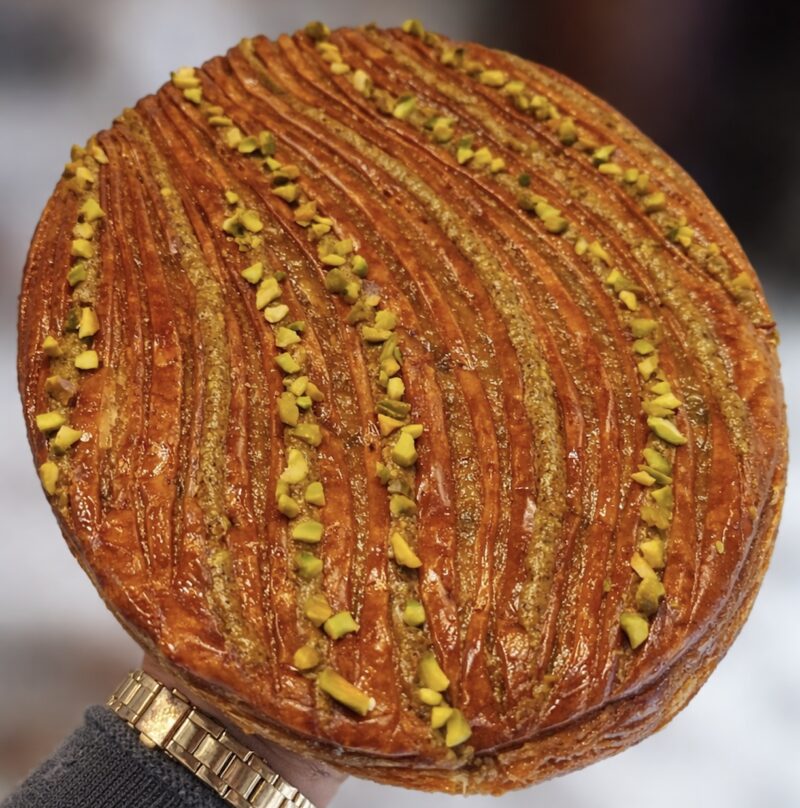 galette des rois pistache recette originale galette lyon