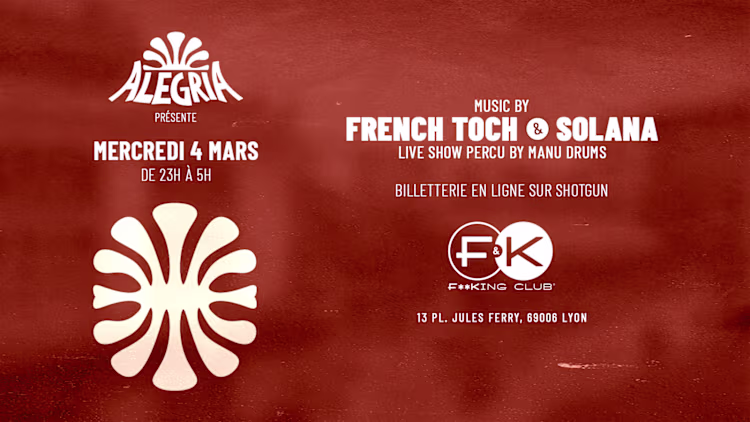 soirée alegria lyon 4 mars 