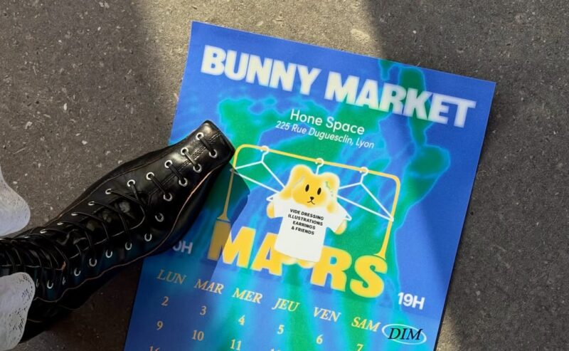 Que faire à Lyon ce week-end ? (27, 28 et 29 mars 2026) BUNNY MARKET 🐰Dim 29 mars 2026 10h 19h @hone space 225 rue Duguesclin 69003 Lyon ☆ Pensez a e1774360759370