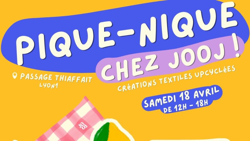 SAVE THE DATE Tu fais quoi le samedi 18 avril a Lyon Un pique nique en ville avec Jooj pardi 🧺 e1776094293843