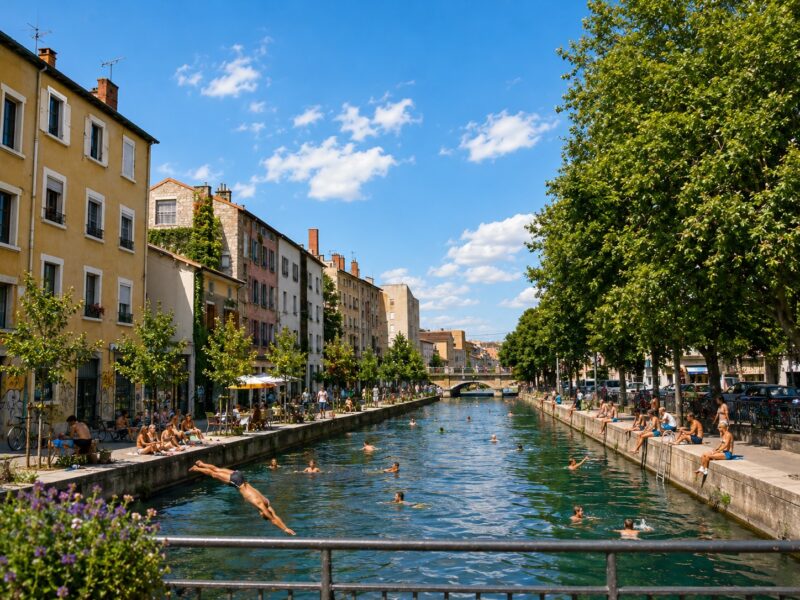 Renovation du Canal de lYzeron a Oullins