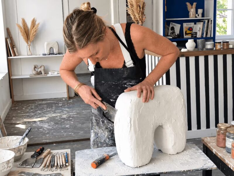 atelier sculpture béton cellulaire